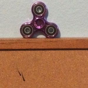 Purple metallic fidget spinner